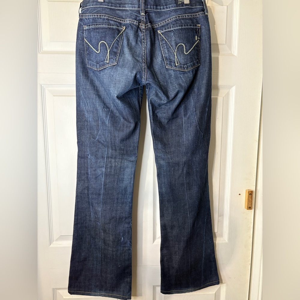 7 For All Mankind Dark Blue Denim Jeans Style 001-058 - Picture 4 of 10